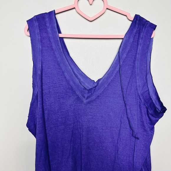 Free People Movement NWOT Henry V-Neck Sleeveless Tank Top Purple Medium - Picture 7 of 8